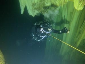 Cave underwater Khao Sok Lake