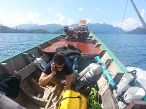 Ben in Longtail Khao Sok